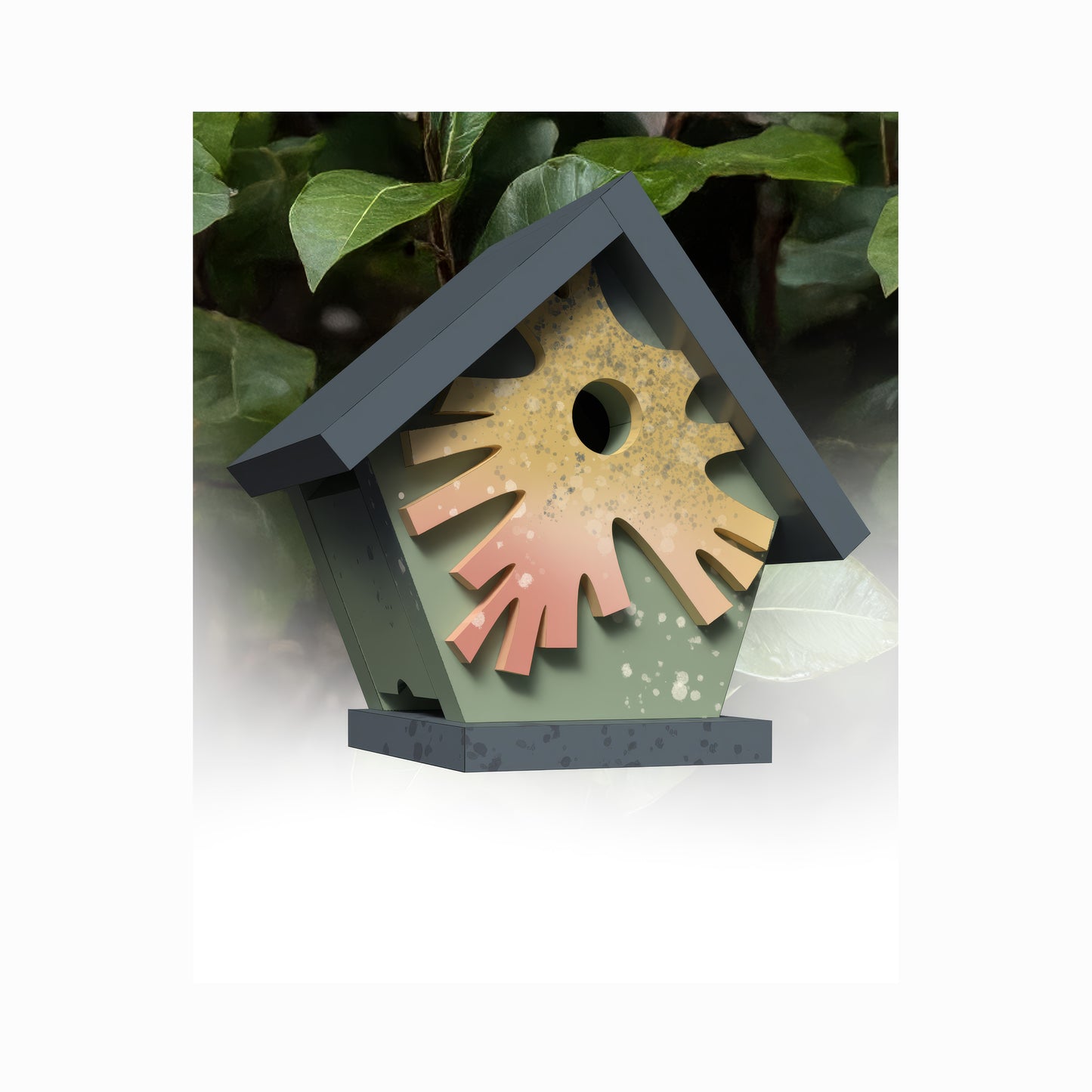 "Chirp" Handcrafted Birdhouse