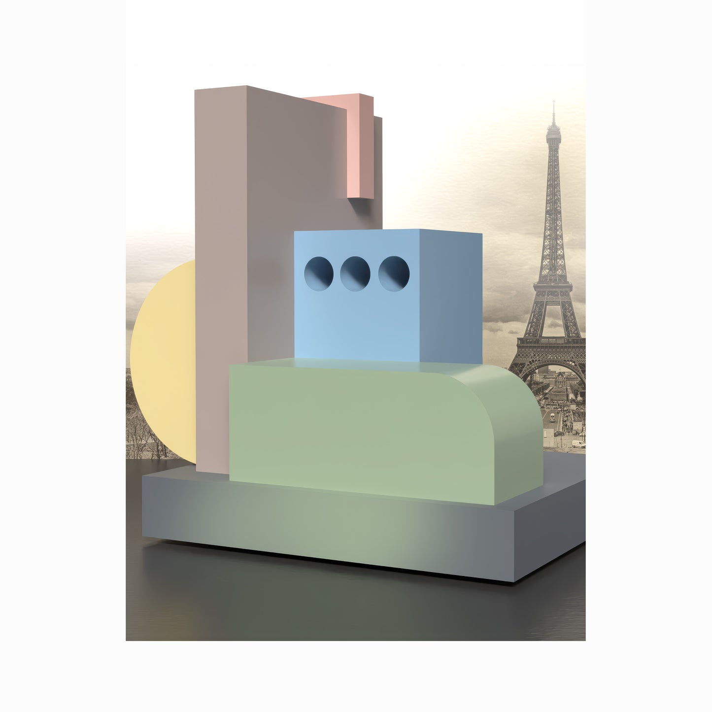 "Cityscape" Tabletop Sculpture