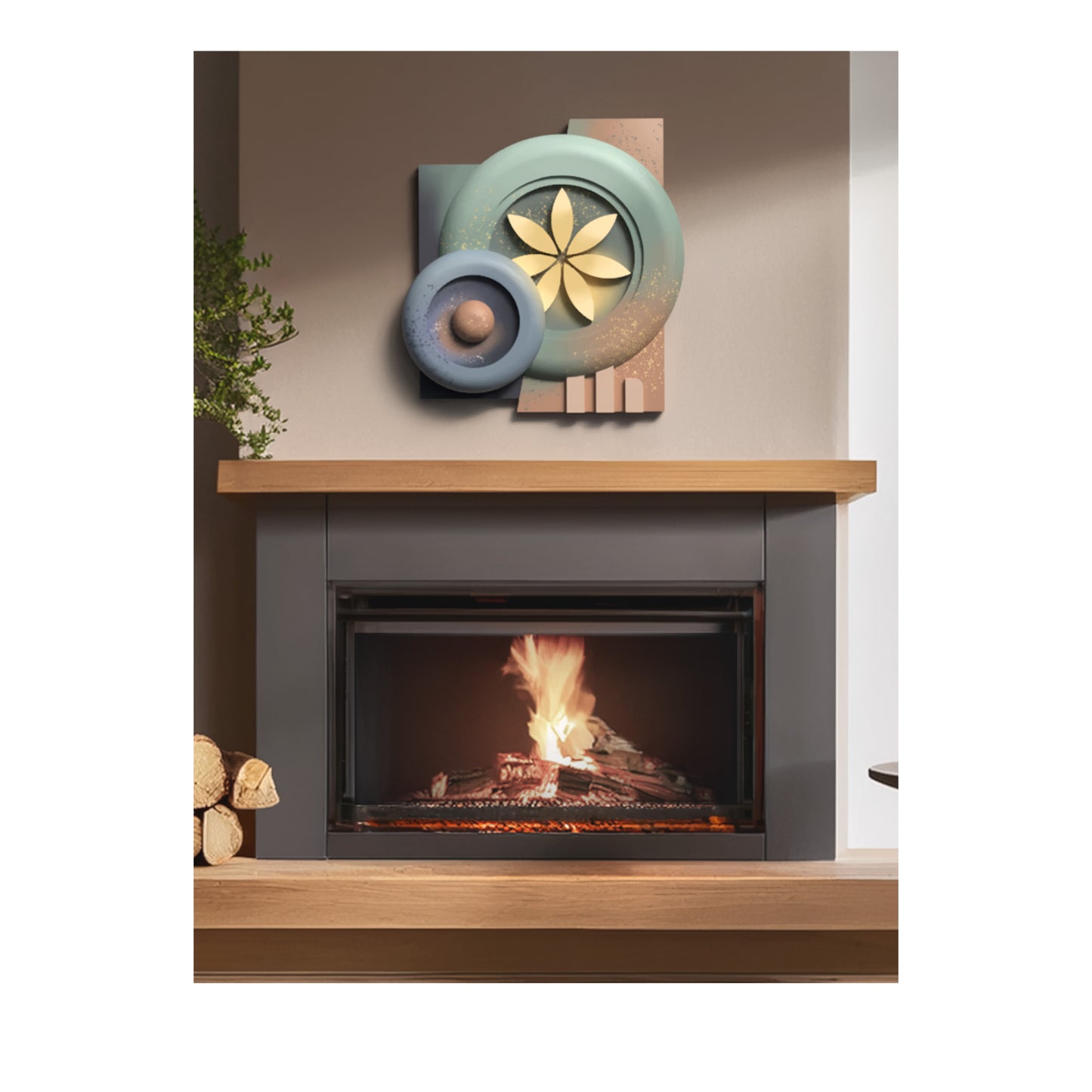 "Daisy" - Wall Sculpture