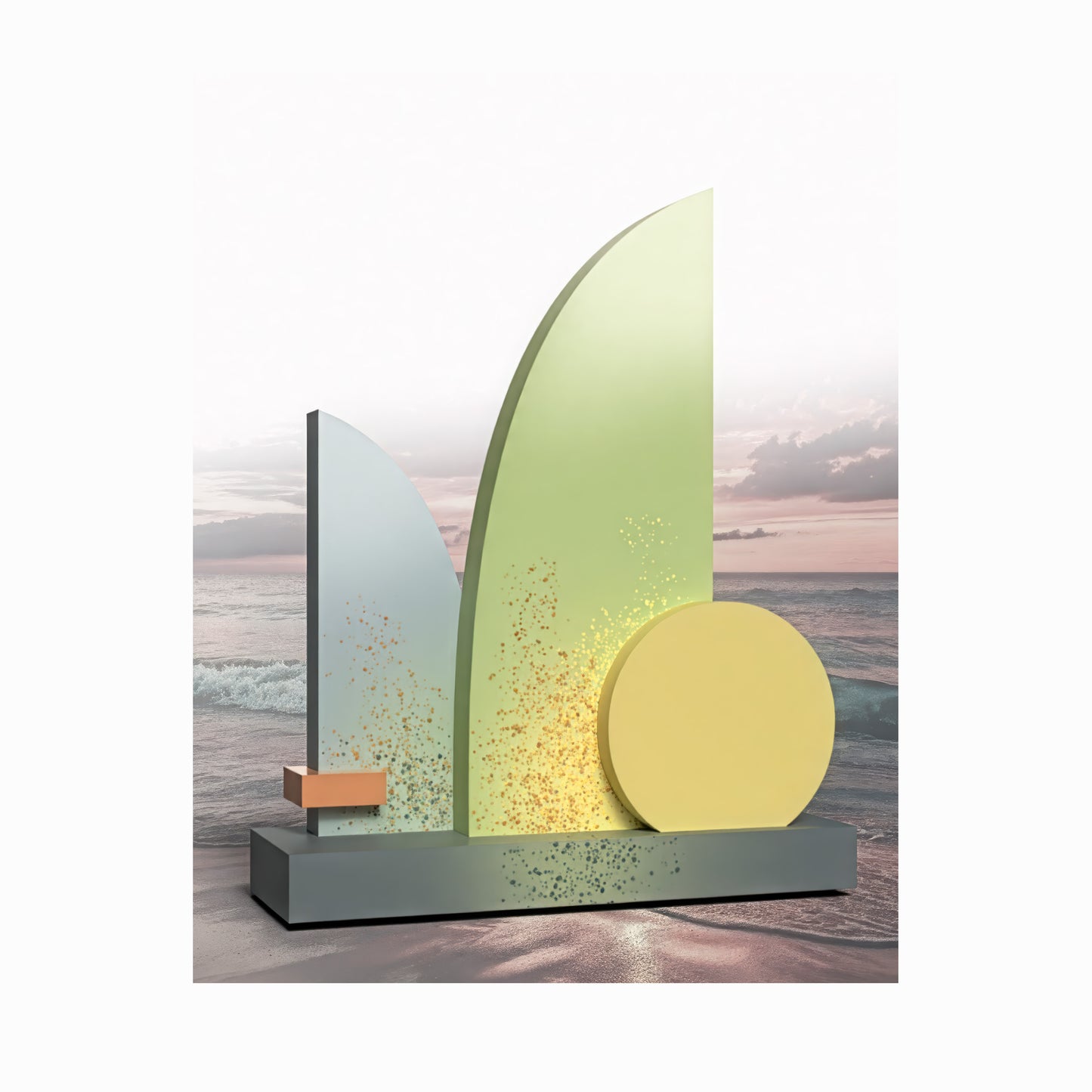 "Fins" Tabletop Sculpture