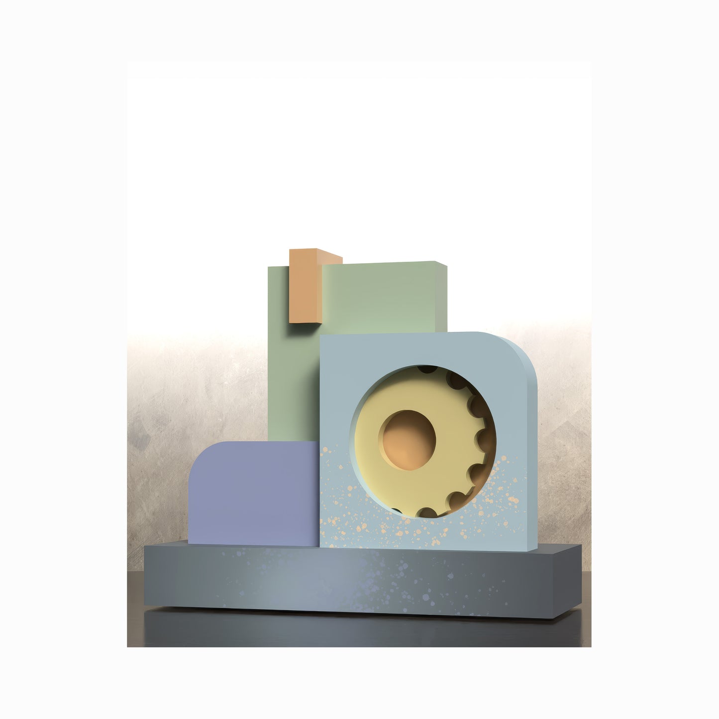 "The Grind" - Handcrafted Tabletop Sculpture