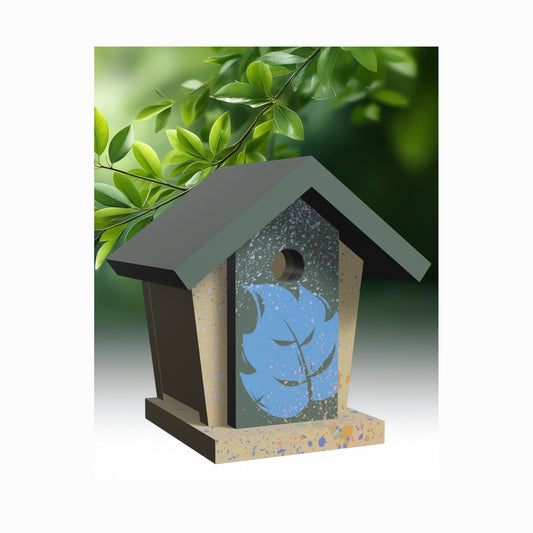 "Twitter" Handcrafted Birdhouse
